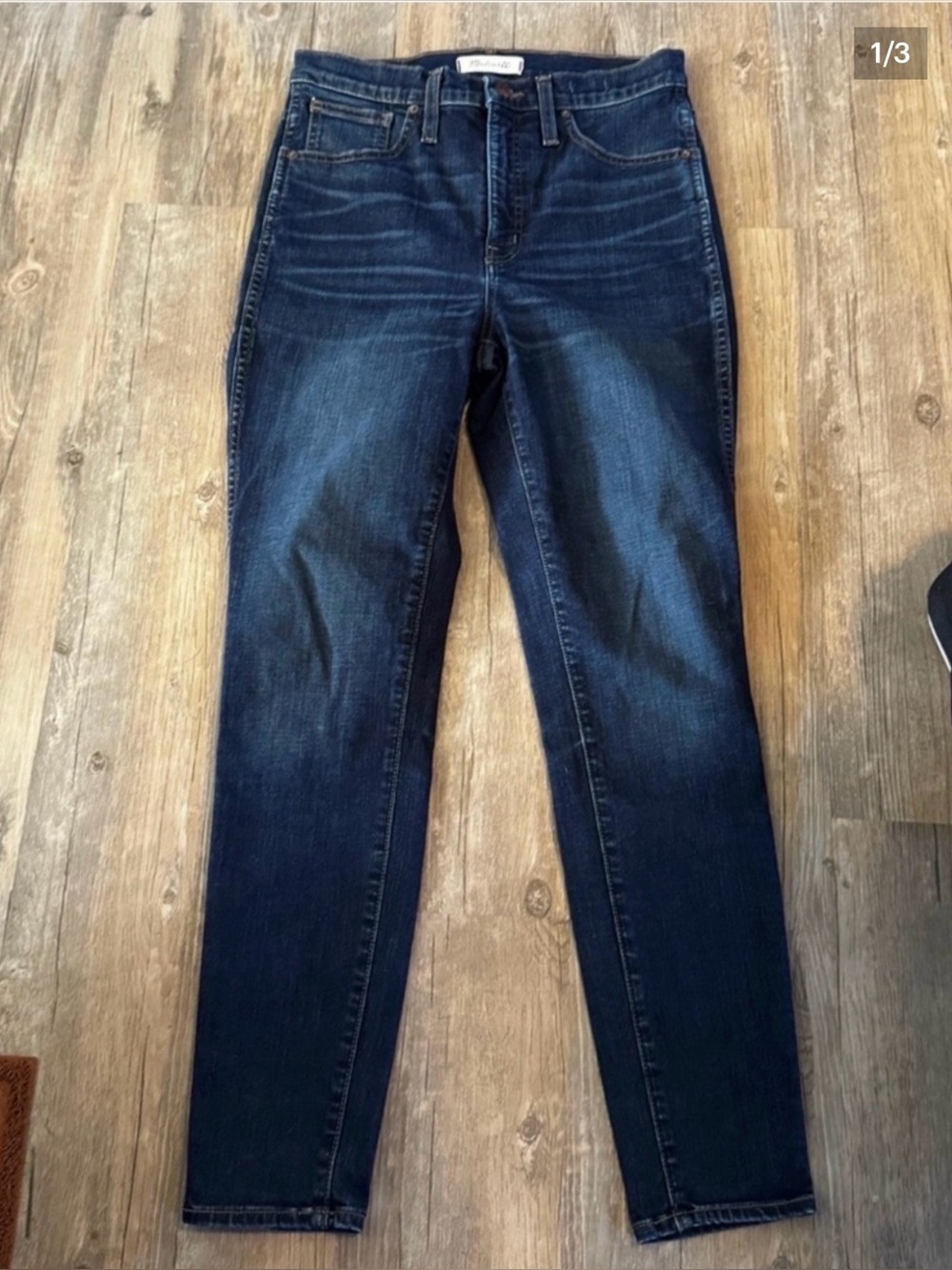 Madewell 10”High Rise Skinny Leg Jeans Size 28